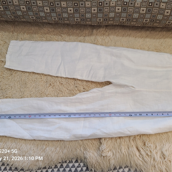 White Linen Pants - Picture 14 of 16